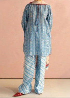 3 PCs - Lawn Stitched Summer Wear