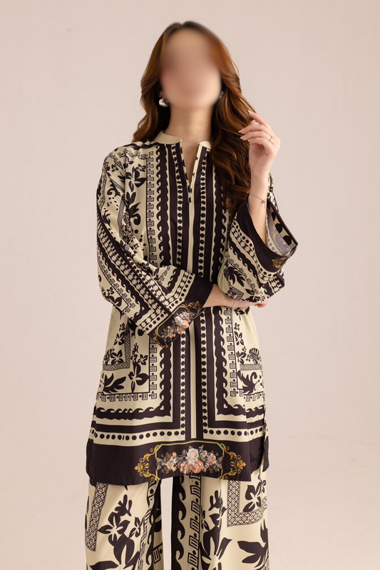 Winter Trending - 2Pc - Fawn Floral Cordset