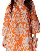 2 Pc - Orange Cordset - Imported Swiss Lawn