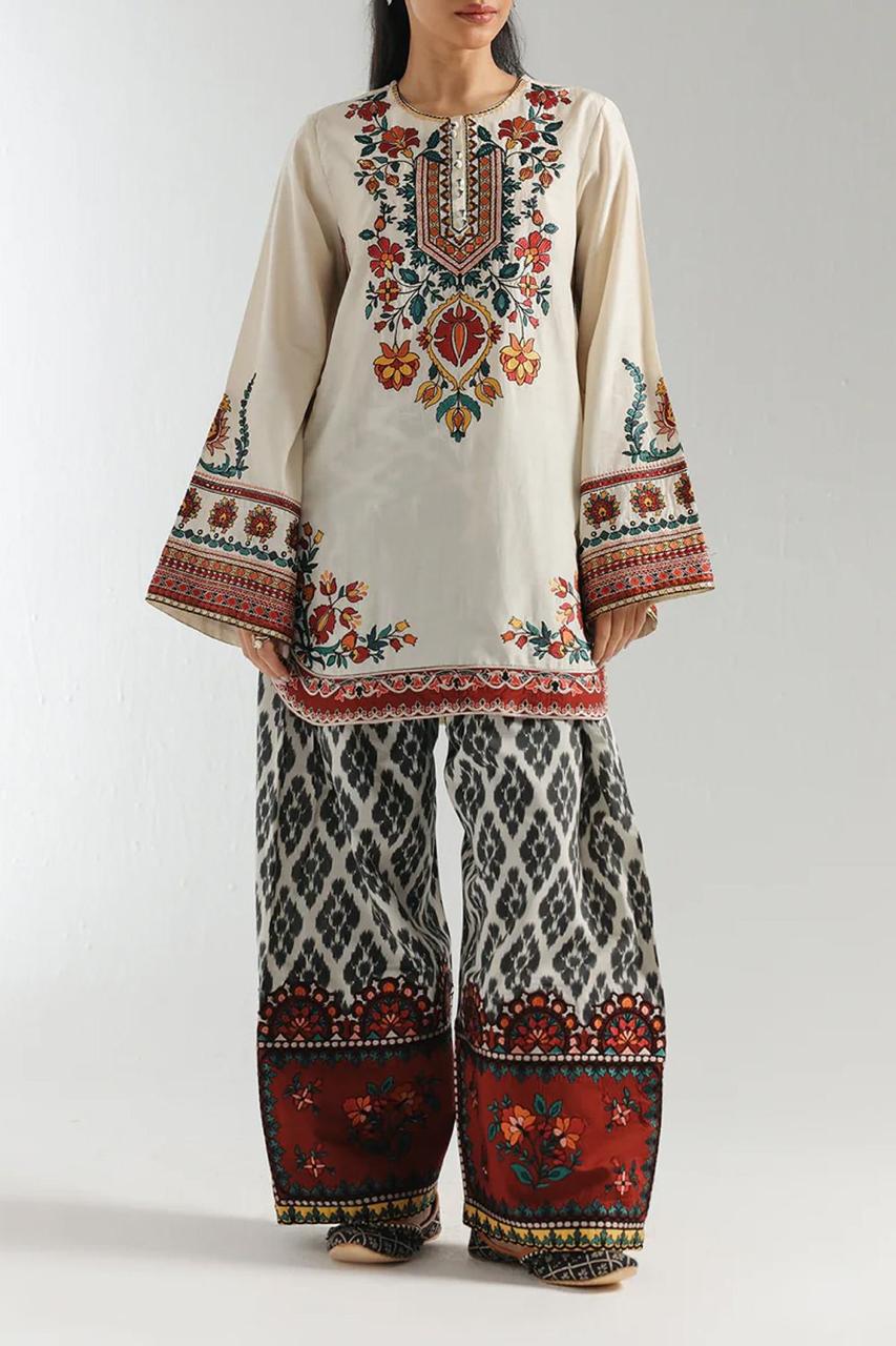 2 Piece Stitched - Trendy Cordset - Floral